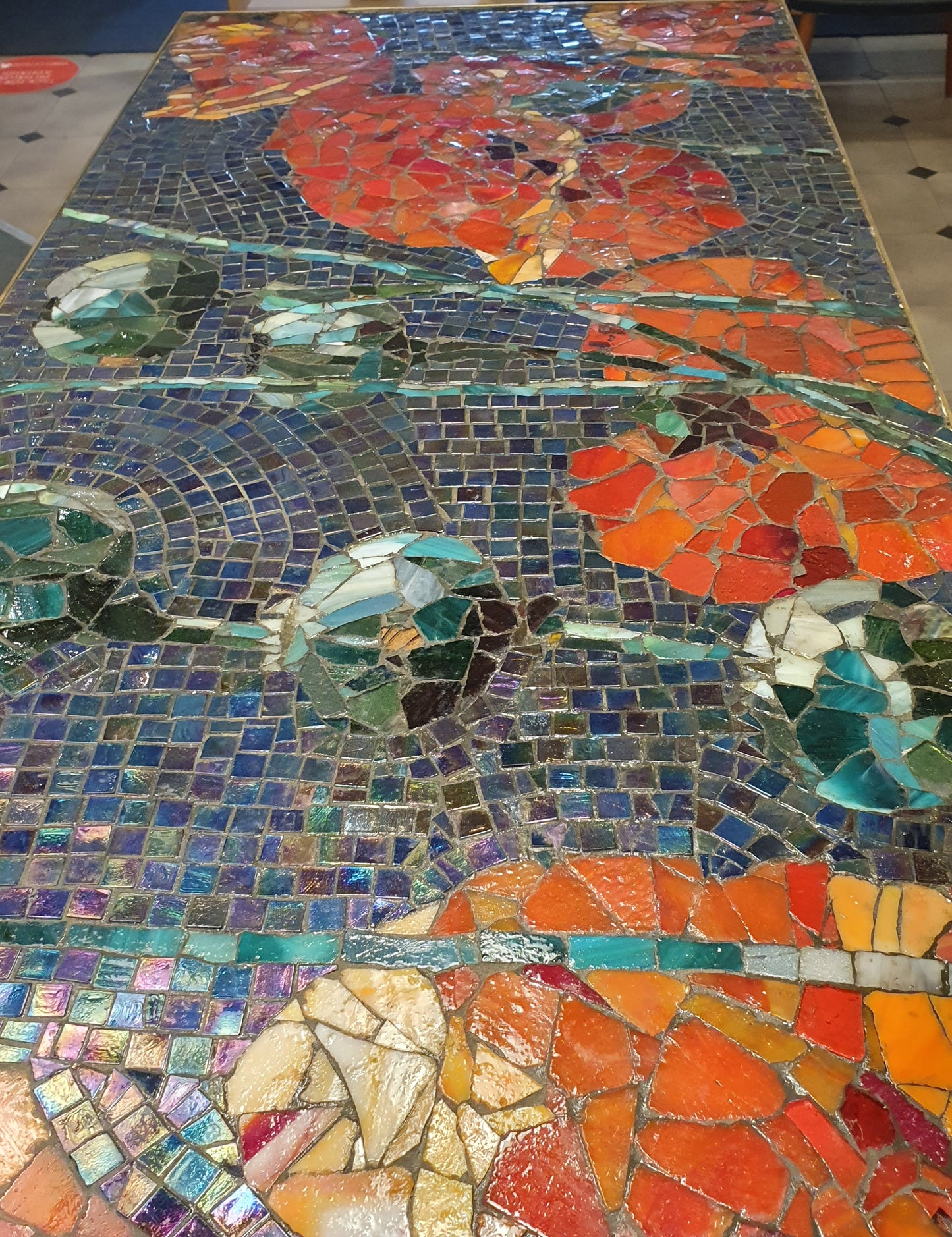 Mosaic champagne table