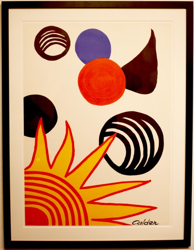 Alexander Calder - Joy of the Neophyte, litograph print
