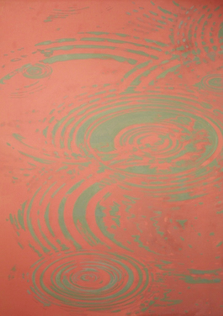 Joakim Allgulander - Cobolt swirl, acrylic on canvas
