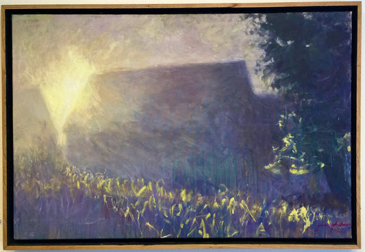 Jonas Wickman - God morgon (Good morning), oil on canvas