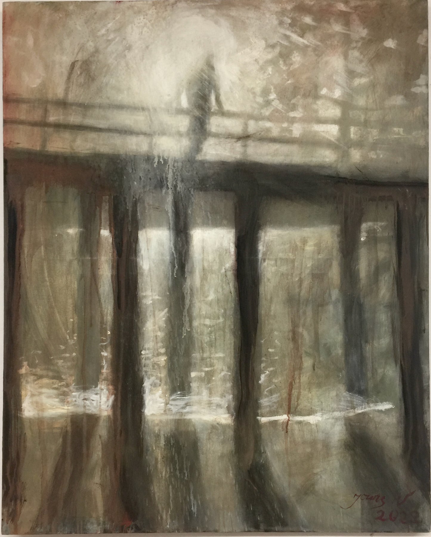 Jonas Wickman - Morgonpromenad (Morning walk), oil on canvas