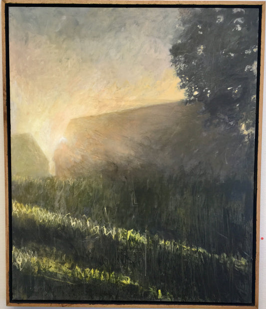 Jonas Wickman - Solkyss I (Sun kiss I), oil on canvas