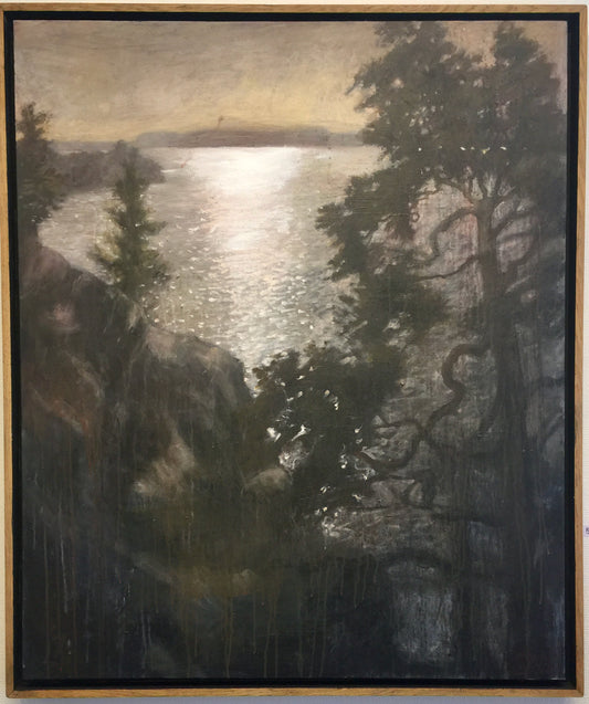 Jonas Wickman - Midsommarkväll (Midsummer eve), oil on canvas