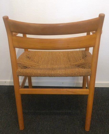 Börge Mogensen - Arm chair, BM 2, Beech and paper cord