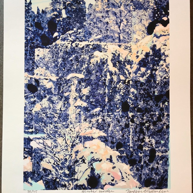 Joakim Allgulander - Winter garden, screen print