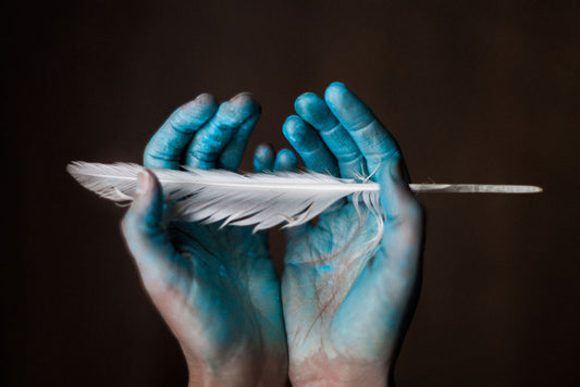 Jessica Lindgren Wu, Blue feather, Art photo