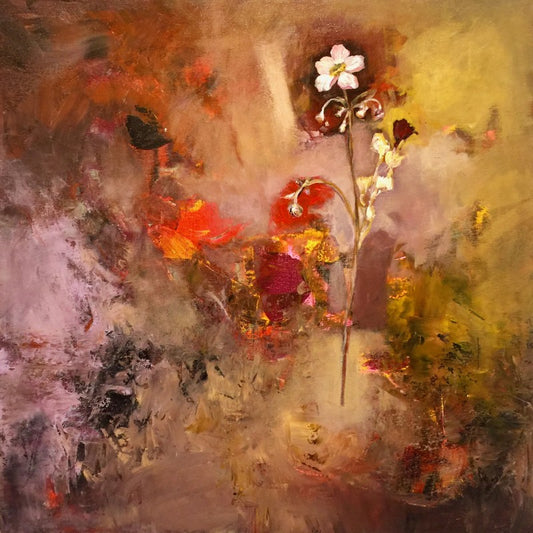 Oleg Bondarenko - Purple garden II, oil painting